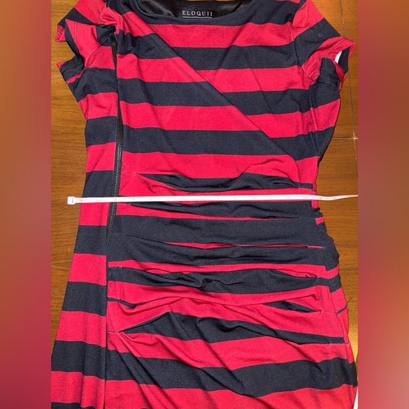 Eloquii Red and Black Dress - Picture 8 of 14